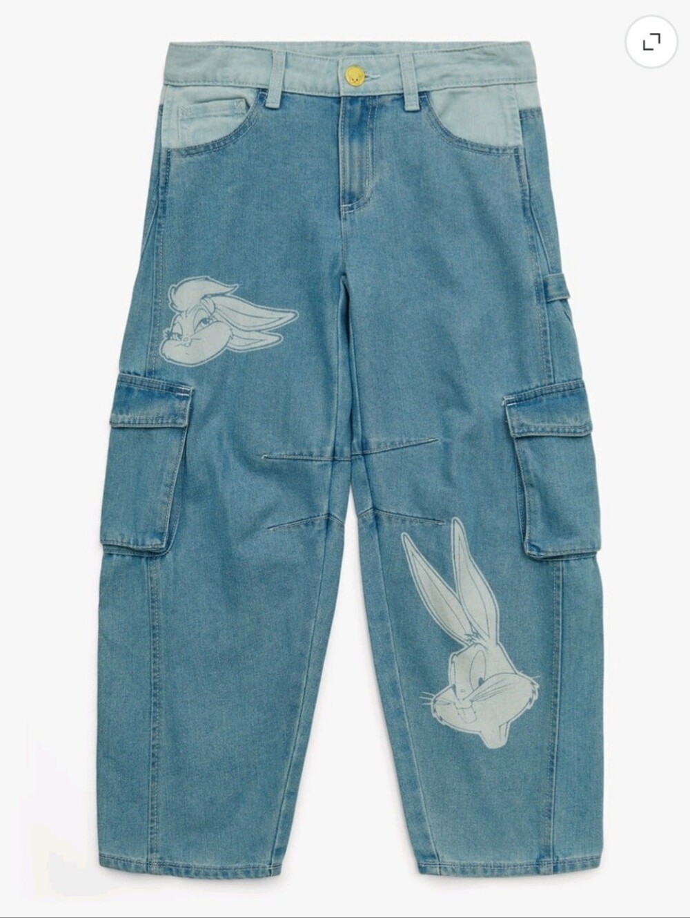 Girls Bundle Justice Barrel Leg Cargo Pants, Shirt, Pajamas and Bag